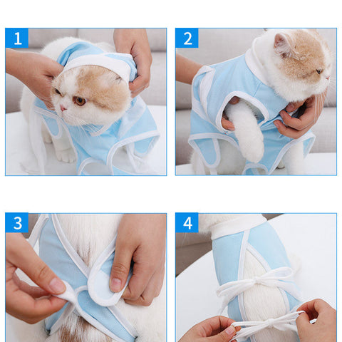 Cat Clothes Summer Clothes Thin Pet Care Suit