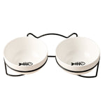 Ceramic Cat Bowl Food Basin Dog Drinking Water