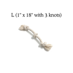 Boba & Vespa 100% Organic Cotton Rope Dog Toy - 5 Sizes
