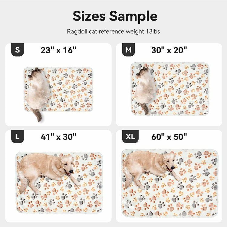 PJYuCien Dog Blanket Fleece Throw Washable 30x20in Small Medium 1 Pack