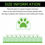 DOGOYS Dog Shoes Non-Slip Waterproof Boots Green 4Pcs Size Medium