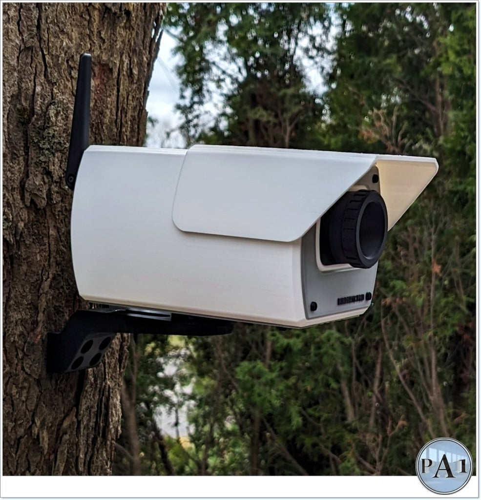 PerchCam Birdhouse – Realistic Security Camera Style Bird House for Modern Outdoor Decor
