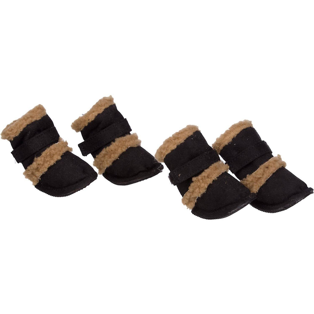 Pet Life ® 'Duggz' 3M Insulated Winter Fashion Dog Shoes Booties - Set of 4