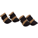 Pet Life ® 'Duggz' 3M Insulated Winter Fashion Dog Shoes Booties - Set of 4