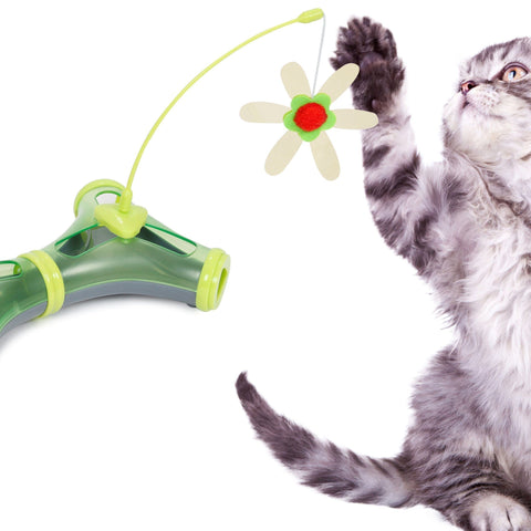 Pet Life ® 'Kitty-Tease' Interactive Teaser Kitty Cat Puzzle Toy