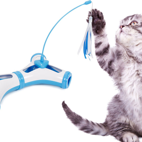 Pet Life ® 'Kitty-Tease' Interactive Teaser Kitty Cat Puzzle Toy