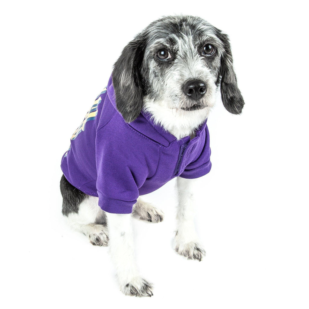 Pet Life ® LED Lighting Halloween Happy Snowman Hooded Dog Costume Sweater w/ Included Batteries