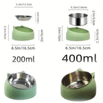 Premium Stainless Steel Cat & Dog Bowls - Non Slip Base for Food & Water